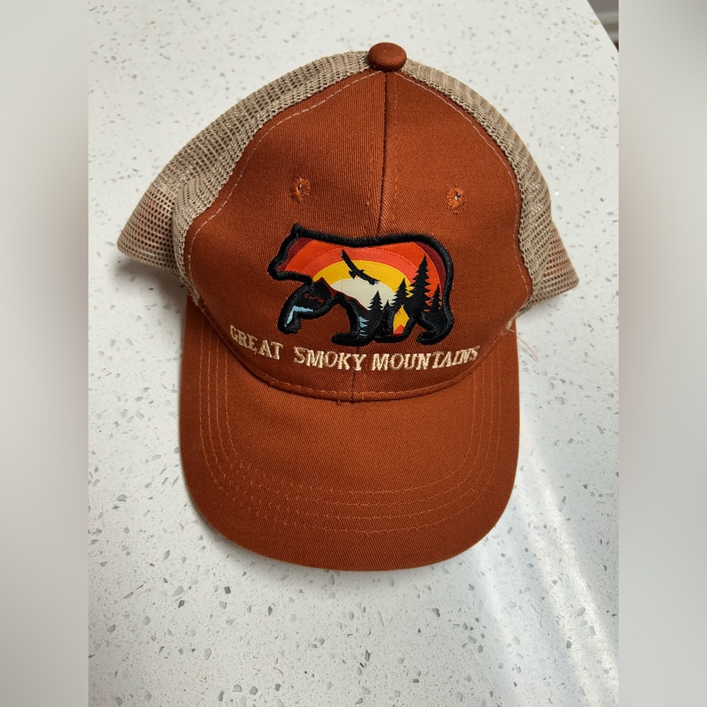 Great Smoky Mountains Bear Trucker Hat
